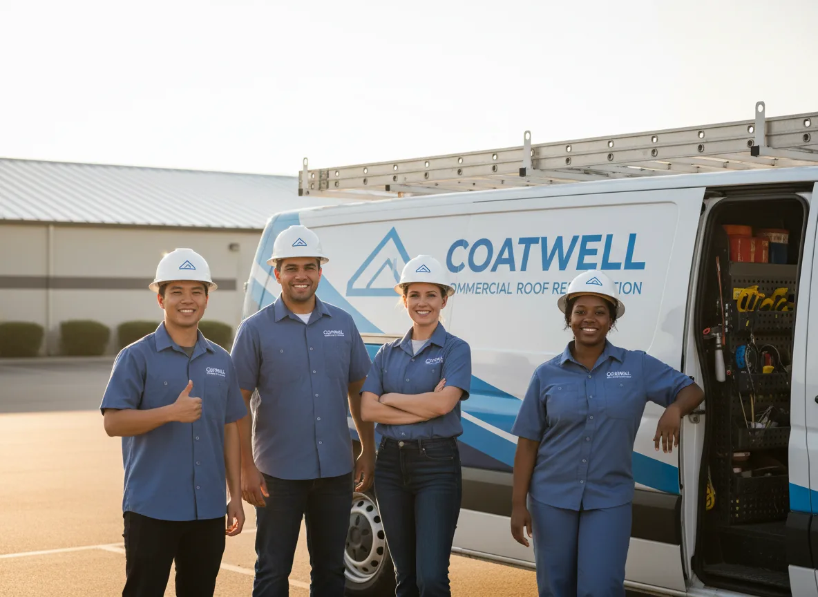 Commercial roof coating company in Lockridge, IA